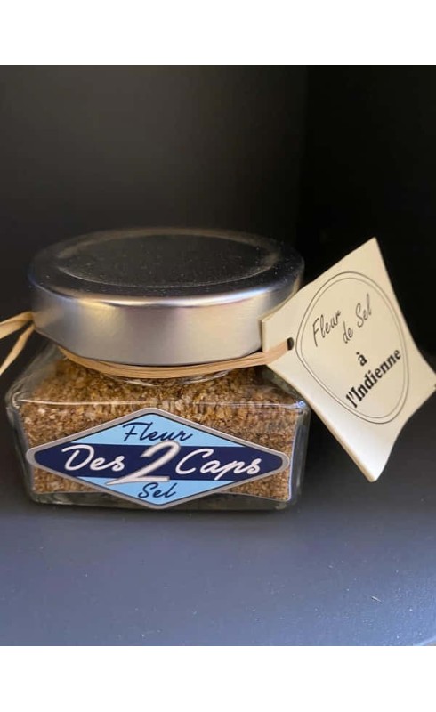 FLEUR DES 2 CAPS FLEUR DE SEL A L'INDIENNE 75G FLEUR DES 2 CAPS FLEUR DE SEL A L'INDIENNE 75G