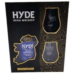 HYDE SINGLE MALT BOURBON CASK COFFRET 2 VERRES