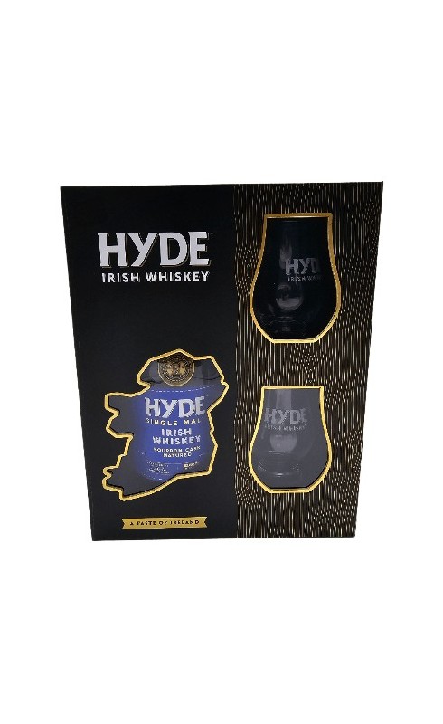 HYDE SINGLE MALT BOURBON CASK COFFRET 2 VERRES HYDE SINGLE MALT BOURBON CASK COFFRET 2 VERRES