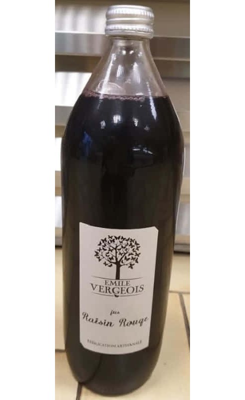 EMILE VERGEOIS PUR JUS DE RAISIN ROUGE EMILE VERGEOIS PUR JUS DE RAISIN ROUGE