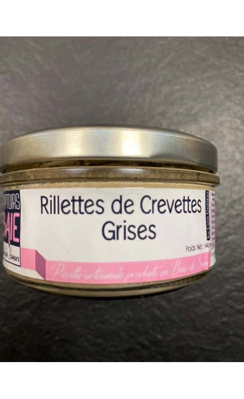 AU COIN GOUTEUX - RILLETTES DE CREVETTES GRISES 140G