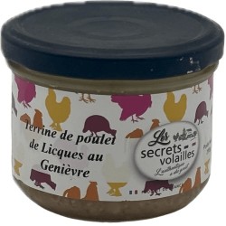 LES CUISINES DE LICQUES - TERRINE DE VOLAILLE AU GENIEVRE 200G