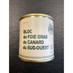 FIERS DE NOS TERRES CONSERVE BLOC FOIE GRAS DE CANARD 100G