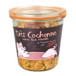 MAISON TEYSSIER TERRINE TRES COCHONNE COCHON LARD-ECHALOTES 200G (RECETTE DE STEPHANE REYNAUD)
