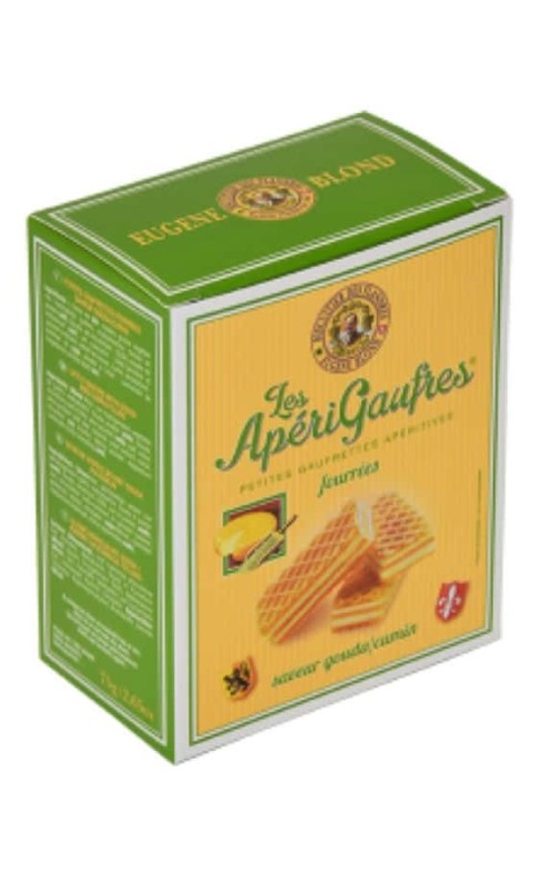 MAISON CHUQUES "APERIGAUFRES GOUDA/CUMIN BLOND" E.BLOND ETUI 75G