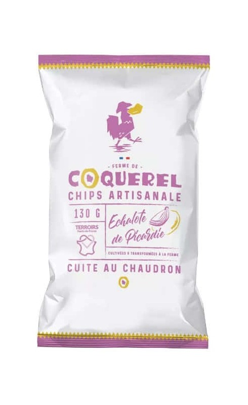 FERME COQUEREL CHIPS ARTISANALE CHAUDRON ECHALOTE DE PICARDIE FERME COQUEREL CHIPS ARTISANALE CHAUDRON ECHALOTE DE PICARDIE