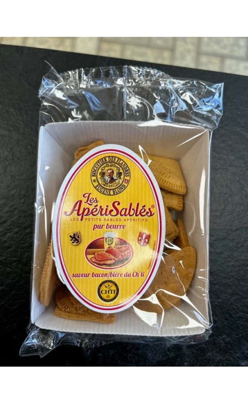 MAISON CHUQUES "APERISABLES BACON BIERE DU CHTI" E.BLOND 85G MAISON CHUQUES "APERISABLES BACON BIERE DU CHTI" E.BLOND 85G