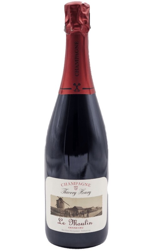 CHAMPAGNE THIERRY HOURY "LE MOULIN GRAND CRU BLANC DE NOIR" BLC 75CL CRD CHAMPAGNE THIERRY HOURY "LE MOULIN GRAND CRU BLANC DE NOIR" BLC 75CL CRD