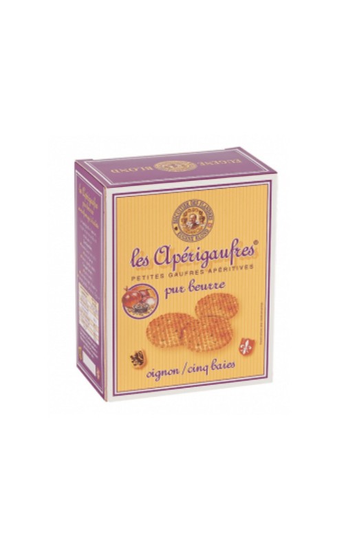 MAISON CHUQUES "APERIGAUFRES FINES OIGNON 5 BAIES" ETUI 85G MAISON CHUQUES "APERIGAUFRES FINES OIGNON 5 BAIES" ETUI 85G