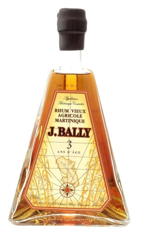 RHUM BALLY 3 ANS BOUTEILLE PYRAMIDE RHUM BALLY 3 ANS BOUTEILLE PYRAMIDE