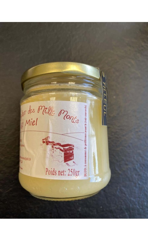 LE RUCHER DES MILLE MONTS MIEL DE TILLEUL 250G LE RUCHER DES MILLE MONTS MIEL DE TILLEUL 250G