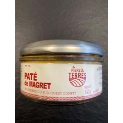 FIERS DE NOS TERRES PATE DE MAGRET DE CANARD CONFIT 140G