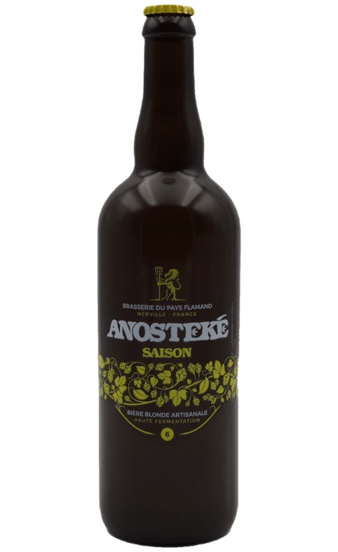BRASSERIE DU PAYS FLAMAND ANOSTEKE SAISON 6° BRASSERIE DU PAYS FLAMAND ANOSTEKE SAISON 6°