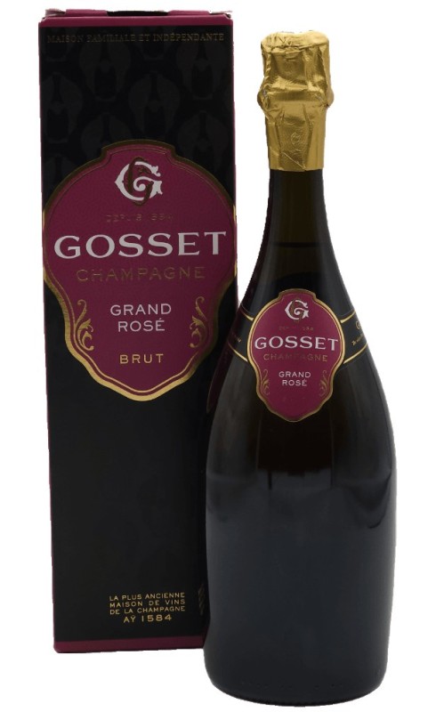 CHAMPAGNE GOSSET GRAND ROSÉ EN ÉTUI CHAMPAGNE GOSSET GRAND ROSÉ EN ÉTUI