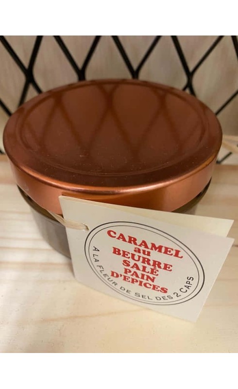 FLEUR DES 2 CAPS CARAMEL BEURRE SALÉ AU PAIN D'ÉPICES 160G