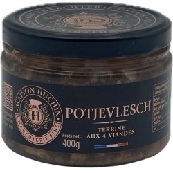 MAISON HUCHIN POTJEVLEESCH AUX 4 VIANDES 400G