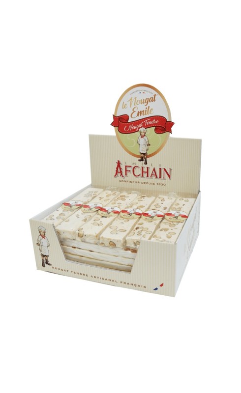 MAISON CHUQUES "NOUGAT EN BARRE" EMILE AFCHAIN 100G MAISON CHUQUES "NOUGAT EN BARRE" EMILE AFCHAIN 100G