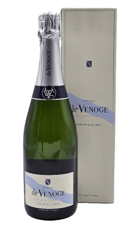 CHAMPAGNE DE VENOGE CORDON BLEU - ETUI CHAMPAGNE DE VENOGE CORDON BLEU - ETUI