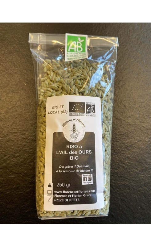 LES SAVEURS DU MOULIN "RISO AIL DES OURS" BIO 250GR LES SAVEURS DU MOULIN "RISO AIL DES OURS" BIO 250GR