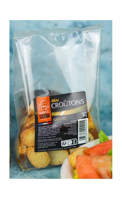MARCEL BAEY MINI CROUTONS NATURE 75G MARCEL BAEY MINI CROUTONS NATURE 75G