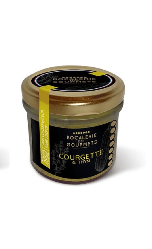 BOCALERIE DES GOURMETS COURGETTE THYM 110G BOCALERIE DES GOURMETS COURGETTE THYM 110G