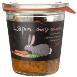 MAISON TEYSSIER TERRINE LAPIN-CHORIZO-CORIANDRE 200G (RECETTE DE STEPHANE REYNAUD)
