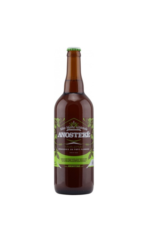 BRASSERIE DU PAYS FLAMAND ANOSTEKE BLONDE 8° BRASSERIE DU PAYS FLAMAND ANOSTEKE BLONDE 8°