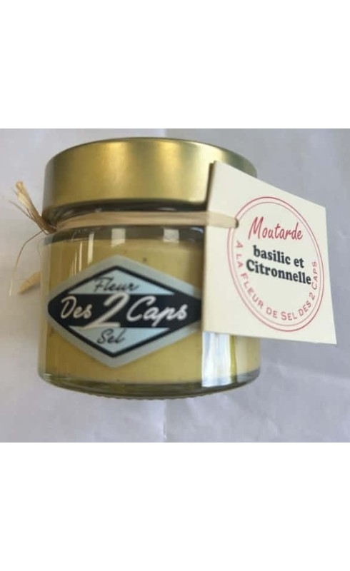 FLEUR DES 2 CAPS MOUTARDE BASILIC-CITRONNELLE FLEUR DES 2 CAPS MOUTARDE BASILIC-CITRONNELLE