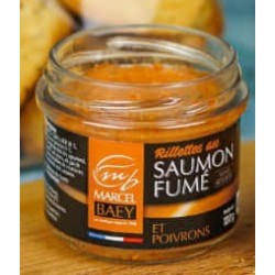 MARCEL BAEY RILLETTES DE SAUMON FUME ET POIVRONS 100G