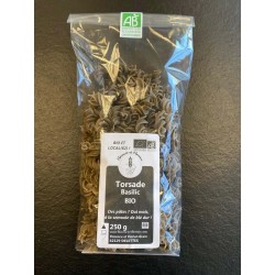 LES SAVEURS DU MOULIN "TORSADE BASILIC" BIO 250GR