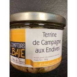 AU COIN GOUTEUX - TERRINE DE CAMPAGNE AUX ENDIVES 180G