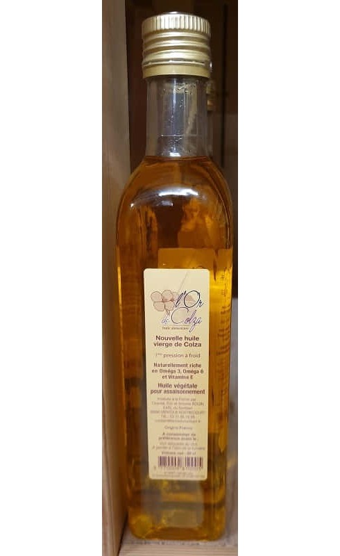 HUILE DE COLZA DE MENTQUE-NORBECOURT 50CL - BIO HUILE DE COLZA DE MENTQUE-NORBECOURT 50CL - BIO