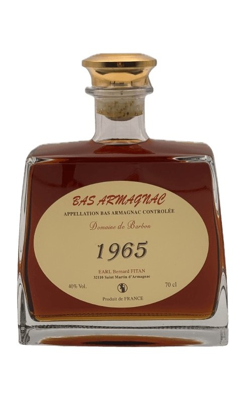 DOMAINE DE BARBON BAS-ARMAGNAC 1965