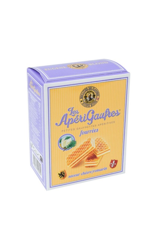 MAISON CHUQUES "APERIGAUFRES CHEVRE ROMARIN" BLOND ETUI 85G MAISON CHUQUES "APERIGAUFRES CHEVRE ROMARIN" BLOND ETUI 85G
