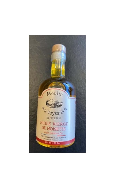 MOULIN DE LA VEYSSIERE - HUILE DE NOISETTE 10CL MOULIN DE LA VEYSSIERE - HUILE DE NOISETTE 10CL