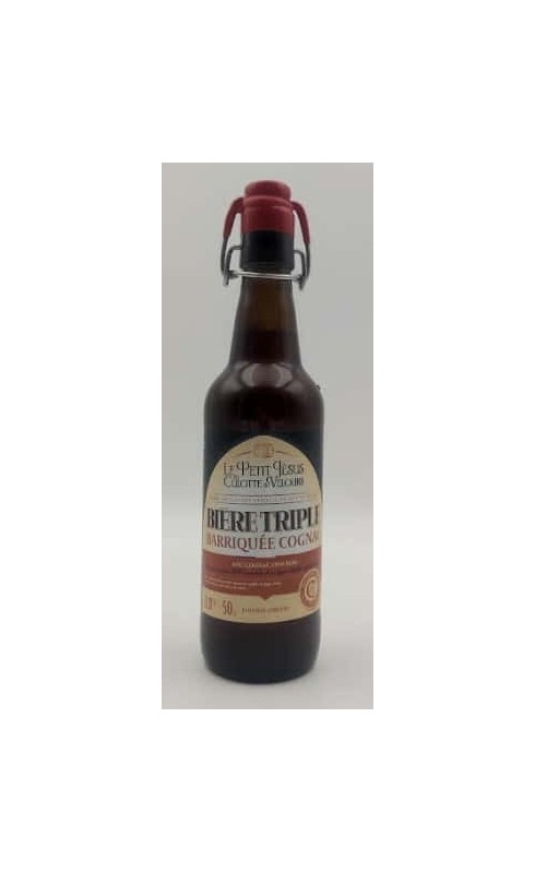 ABBAYE DE CLAIRMARAIS TRIPLE BARRIQUEE COGNAC LE PETIT JESUS EN CULOTTE DE VELOURS ABBAYE DE CLAIRMARAIS TRIPLE BARRIQUEE COGNAC LE PETIT JESUS EN CULOTTE DE VELOURS