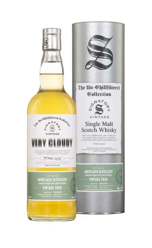 MORTLACH 2016 VERY CLOUDY HOGSHEAD SIGNATORY VINTAGE MORTLACH 2016 VERY CLOUDY HOGSHEAD SIGNATORY VINTAGE