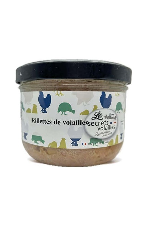 LES CUISINES DE LICQUES - RILLETTES DE VOLAILLE 400G LES CUISINES DE LICQUES - RILLETTES DE VOLAILLE 400G