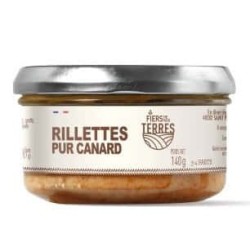 FIERS DE NOS TERRES RILLETTES PUR CANARD 140G