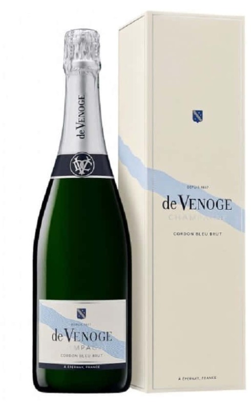 CHAMPAGNE DE VENOGE CORDON BLEU - ETUI CHAMPAGNE DE VENOGE CORDON BLEU - ETUI