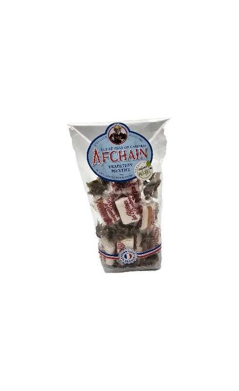 MAISON CHUQUES "BETISES DE CAMBRAI A LA MENTHE" SACHET 125G