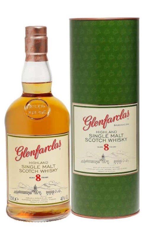 GLENFARCLAS SINGLE MALT 8 ANS WHISKY GLENFARCLAS SINGLE MALT 8 ANS WHISKY