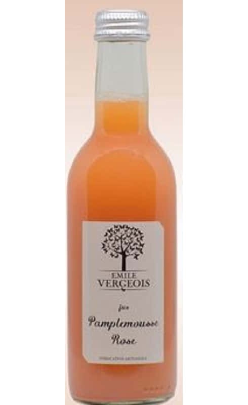 EMILE VERGEOIS PUR JUS DE PAMPLEMOUSSE ROSE