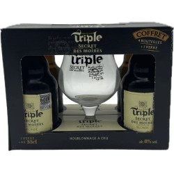 COFFRET 4 TRIPLE SECRET DES MOINES 33CL + 1 VERRE
