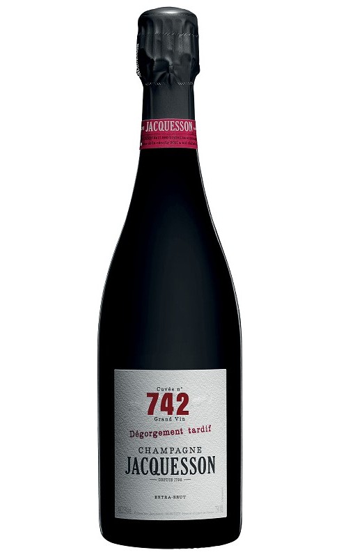 CHAMPAGNE JACQUESSON CUVEE 742 DEGORGEMENT TARDIF CHAMPAGNE JACQUESSON CUVEE 742 DEGORGEMENT TARDIF