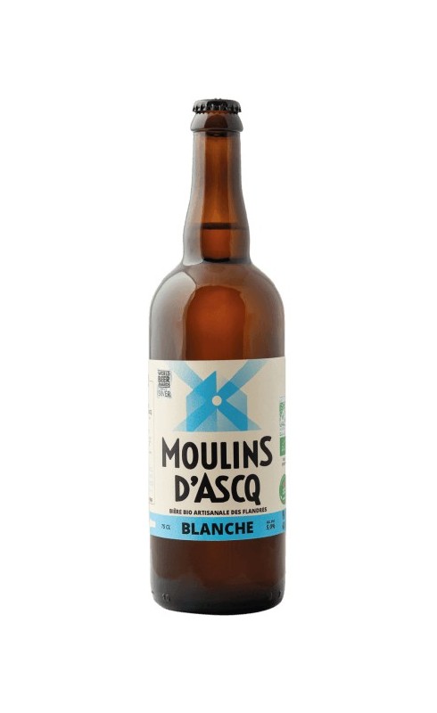 BRASSERIE BIO MOULINS D'ASCQ BLANCHE BIO 5°