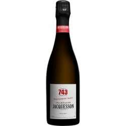 CHAMPAGNE JACQUESSON CUVEE 743 DEGORGEMENT TARDIF