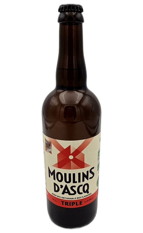 BRASSERIE BIO MOULINS D'ASCQ TRIPLE BIO 8°