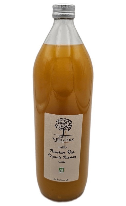 EMILE VERGEOIS - NECTAR FRUITS DE LA PASSION BIO 1 L EMILE VERGEOIS - NECTAR FRUITS DE LA PASSION BIO 1 L