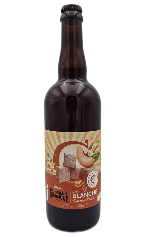 bière Abbaye de Clairmarais Blanche Cuvee Ephemere Facon Monsieur Guimauve 4.5° - BRASSERIE DE L’ABBAYE DE CLAIRMARAIS
